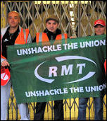 London Underground strike by RMT tube workers, photo by Paul Mattsson