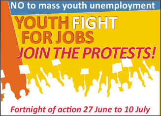Youth Fight for Jobs fortnight of action, photo The Socialist