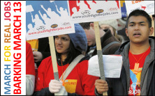 Youth Fight for Jobs demo in Barking, 13 March 2010, photo Aleksandrs Ivanov