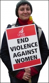 End violence against women! Photo by Louise Whittle