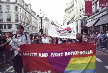 Fight homophobic and transphobic attacks, photo Paul Mattsson