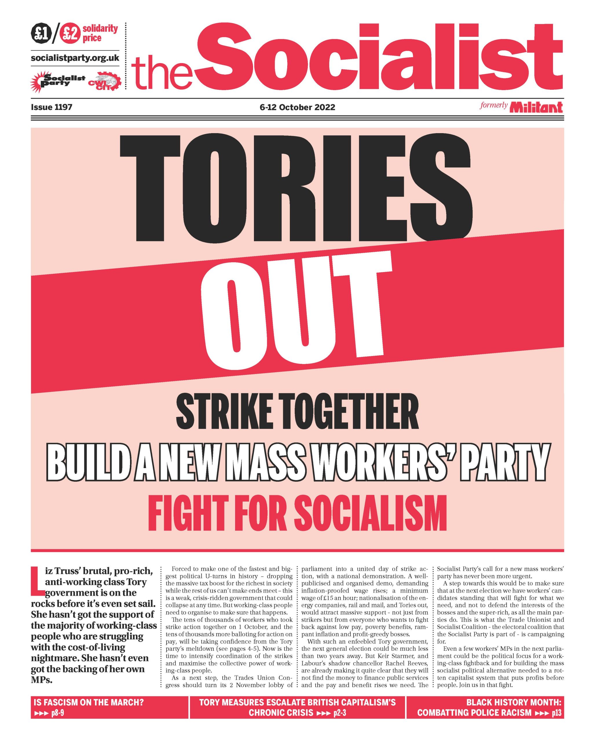 The Socialist issue 1197 Socialist Party