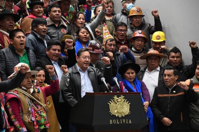 Bolivian President Luis Arce Photo: Purinational legislative assembly/CC